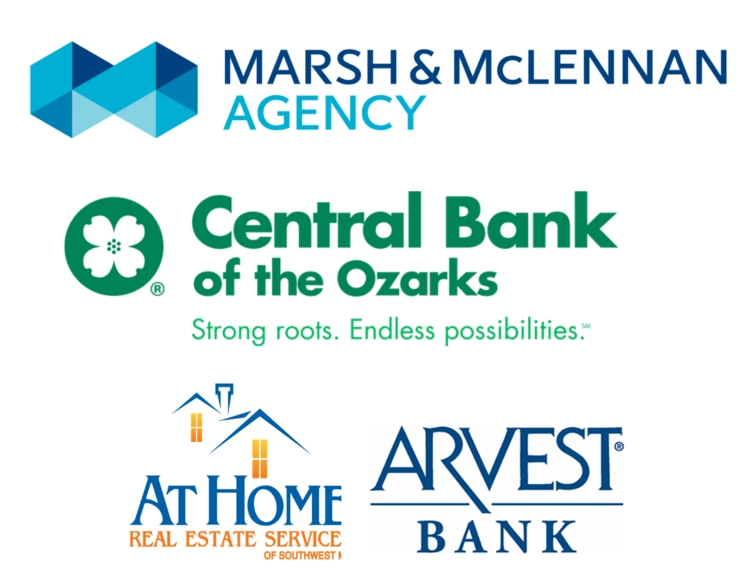 Picture of businesses who sponsor the Arc of the Ozarks