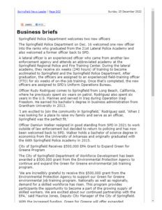 Business Briefs – Springfield NewsLeader